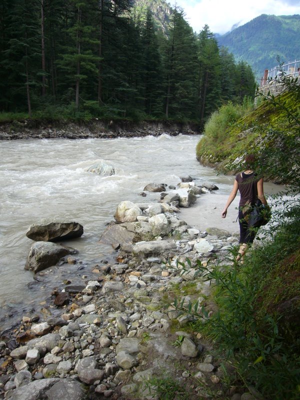 Travel - India - Himachal Pradesh - Parvati Valley - Kassol - The River